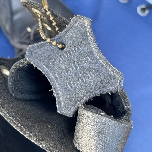 Harley-Davidson Women’s Black Leather Lace Up  Combat Riding Boots Sz 7.5 - Picture 7 of 10